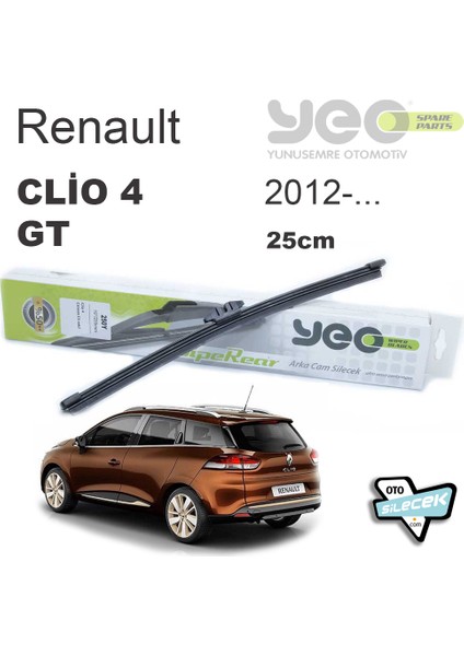 Renault Clio 4 Grandtour Arka Silecek 2012-..