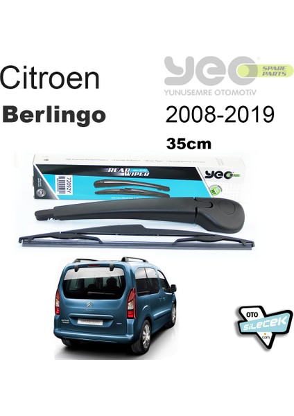 Citroen Berlingo Arka Silecek Kolu Set 2008-2019