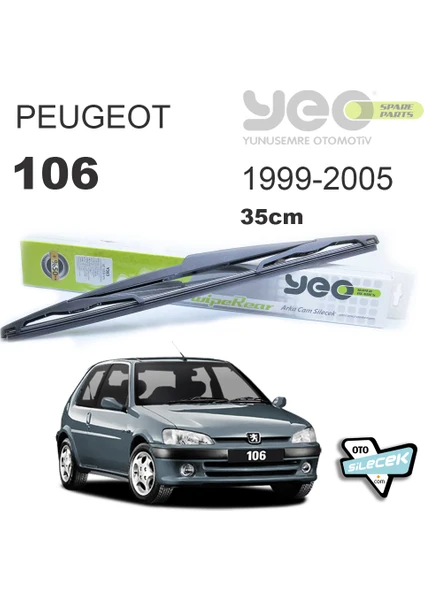 Peugeot 106 Arka Silecek 1999-2005 Yeo Wiperear