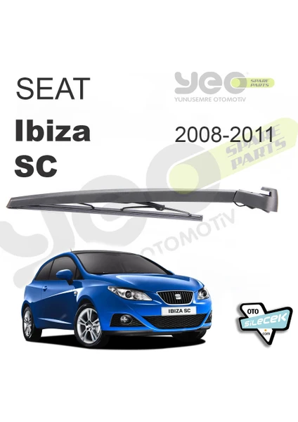 Seat Ibiza Sc Arka Silecek ve Kolu 2008-2011