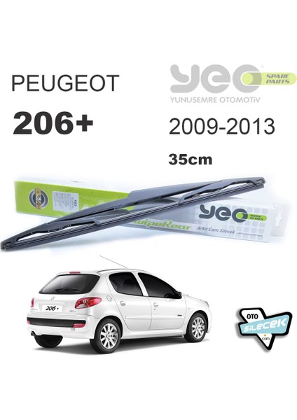 Peugeot 206+ Arka Silecek 2009-2013