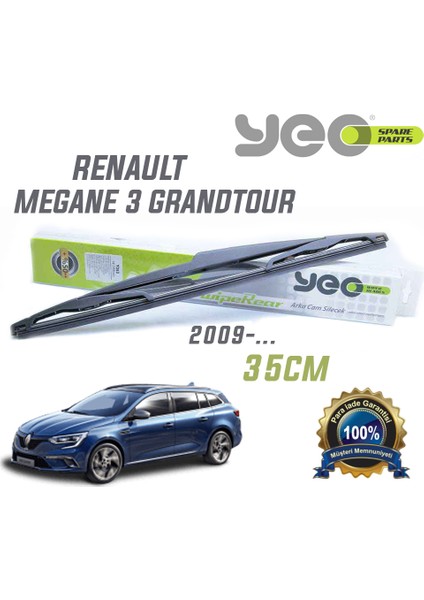 Renault Megan 3 Grandtour Arka Silecek 2009-...