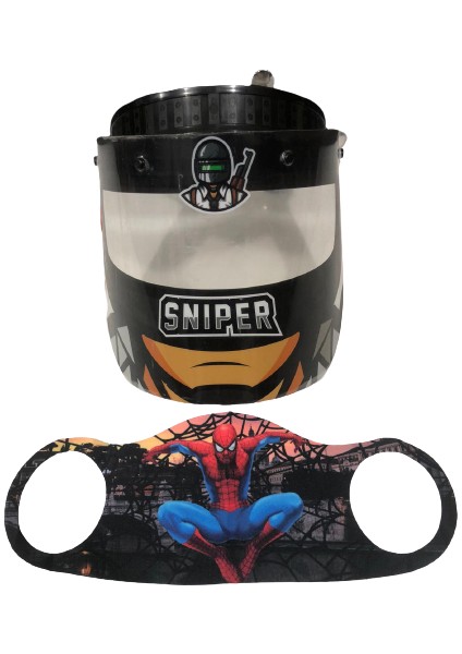 Sniper Siperlik + Spiderman Maske