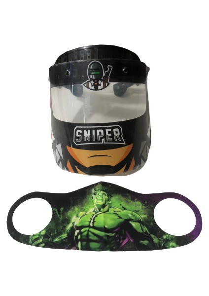 Sniper Siperlik+ Hulk Maske