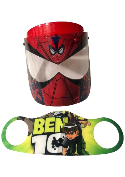 Spiderman Siperlik + Ben10 Maske