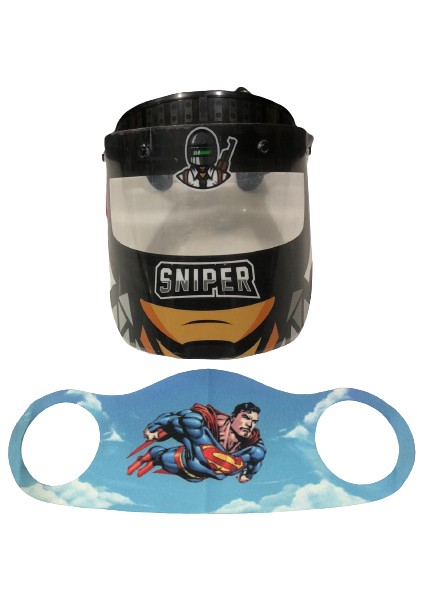 Sniper Siperlik + Süperman Maske