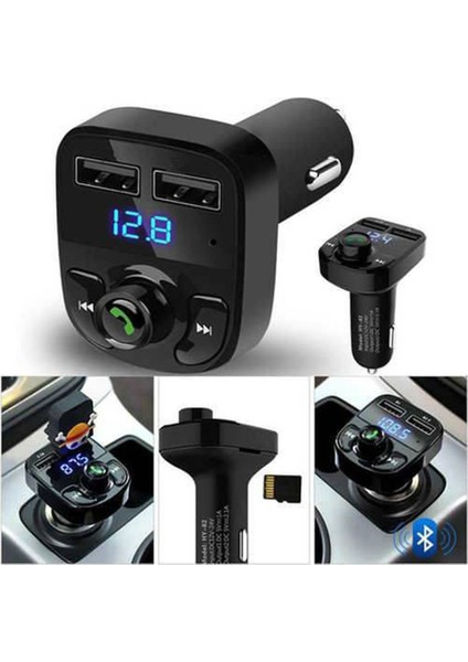 Bluetooth Fm Transmitter Car X8