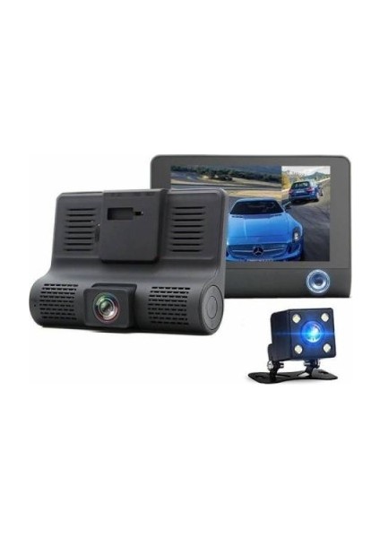 Kingboss SL-D218 1080P Full Hd 3 Lensli Araç Geri Vites Kamerası modelleri