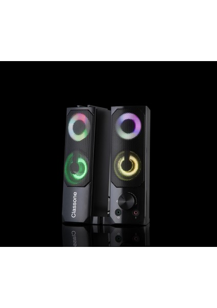 X3 Black Sound Bar Rgb Hoparlör