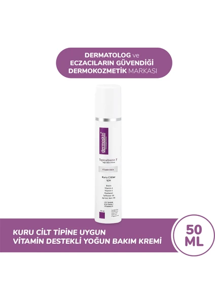 Topicalbiotin-T Kuru Ciltlere Krem ( Top