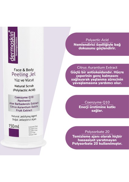 Yüz Ve Vücut Peeling Jel 150 Ml