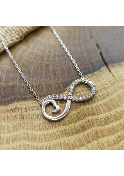 Kalpli Sonsuzluk Kadın Gümüş Kolye fiyatları