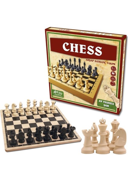 Chess Ahşap Satranç Takımı