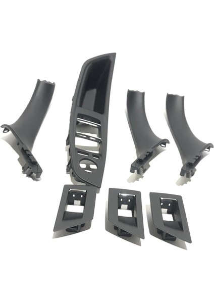Bmw F10 5 Serisi Siyah Iç Kapı Kolu Tutamağı Set 7 Parça