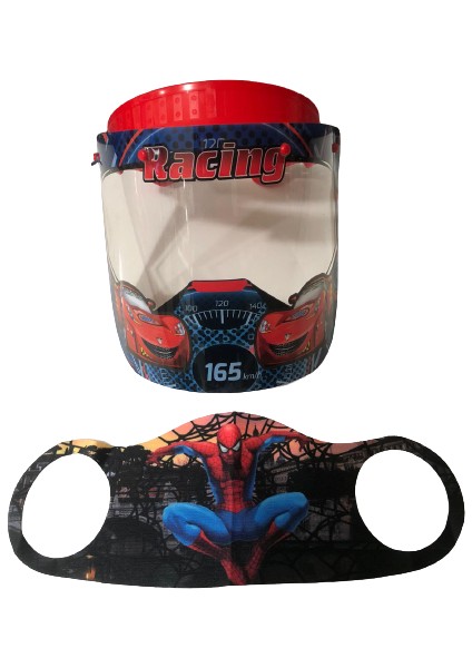 Gürbey Pazarlama Spiderman Siperlik + Spiderman Maske