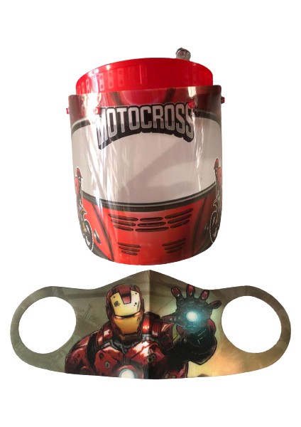 Motocross Siperlik + İron Man Maske