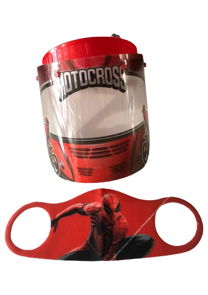 Motocross Siperlik + Spiderman Maske