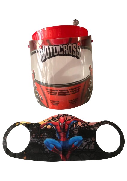 Motocross Siperlik + Spiderman Maske