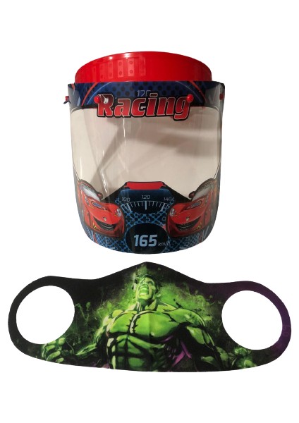 Gürbey Pazarlama Racing Siperlik + Hulk Maske