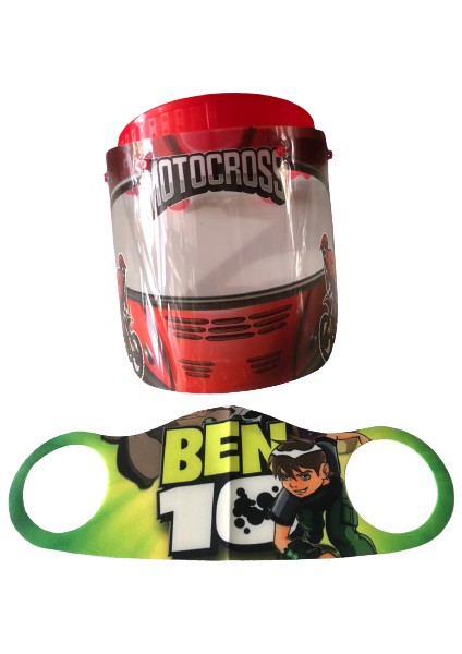 Gürbey Pazarlama Motocross Siperlik + Ben10 Maske