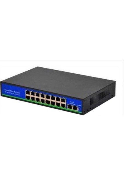 BS1621GL 16 Port Poe Switch