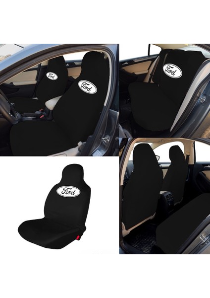Ford Focus Sedan Titanium x Oto Koltuk Koruyucu Kılıf Araba Araç Servis Kılıfı Atlet Penye Kılıf Ön Arka Set