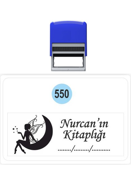 Kaşe Kitap Mührü Kitap Damgası Kişiye Özel Kaşe 550