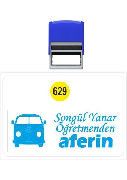 Kaşe Kitap Mührü Kitap Damgası Kişiye Özel Kaşe 629