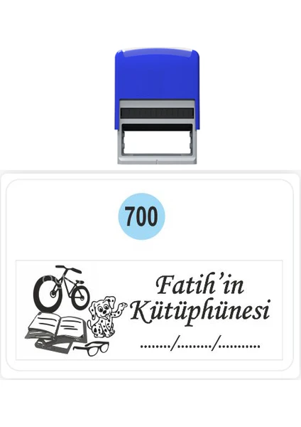 Baskı Life  Kaşe  Kitap Mührü Kitap Damgası Kişiye Özel Kaşe 700