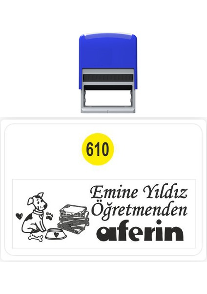 Kaşe Kitap Mührü Kitap Damgası Kişiye Özel Kaşe 610