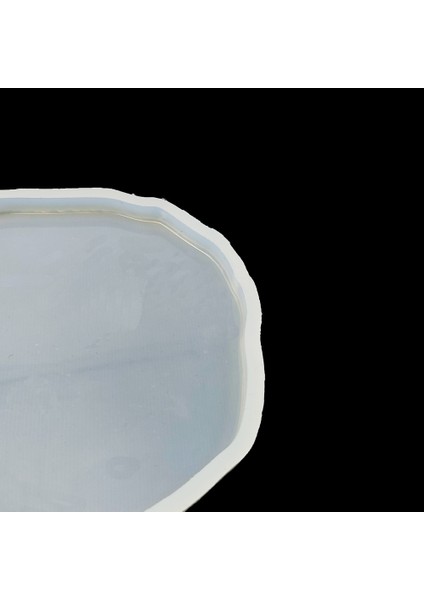 Bardak Altı Reçine Epoksi Kalıp - Dalgalı Oval - B12