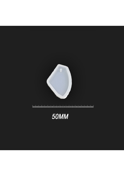 Reçine Epoksi Kalıp Kolye Anahtarlık Oval Süsleme - 414