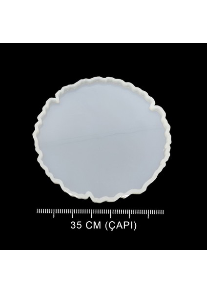 Tepsi Reçine Epoksi Kalıp - Güneş 2 - T5