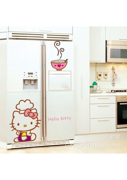Kt Decoration Hello Kity Mutfak Kız Çocuk Odası Ev Dekorasyonu Duvar Dekoru Sticker modelleri