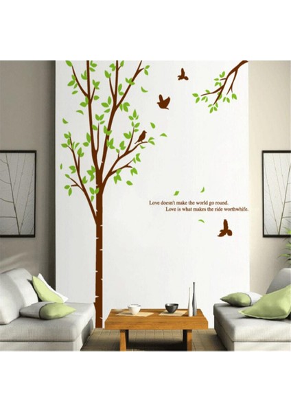 Kt Decoration Ağaç ve Kuşlar Pvc Duvar Sticker fiyatları