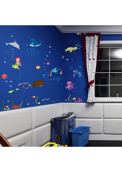 Kt Decoration Deniz Hayvanları Denizkızı Çocuk ve Bebek Odası Duvar Dekorasyonu fiyatları
