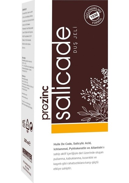 PROZINC Salicade Duş Jeli 300 ml