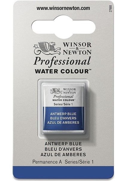 : Professional : Yarım Tablet : Suluboya : Antwerp Blue 010 S.1