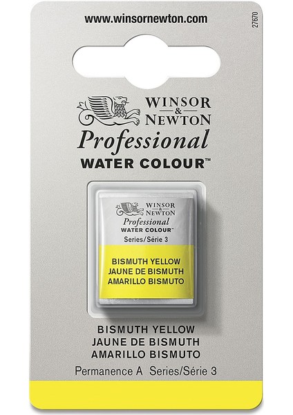 : Professional : Yarım Tablet : Suluboya : Bismuth Yellow 025 S.3