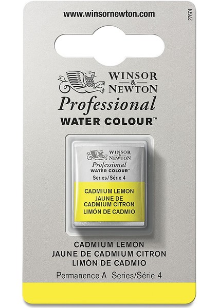 : Professional : Yarım Tablet : Suluboya : Cadmium Lemon 086 S.4