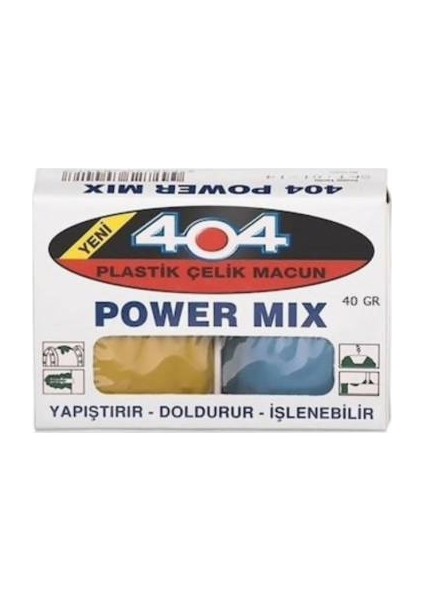 Power Mıx Plastik Çelik Macun