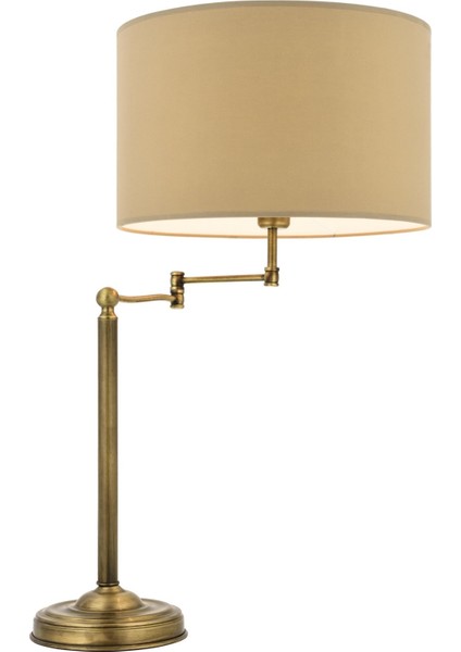 HML-9096-1E Eskitme Kaplama Masa Lambası E27 Metal 35cm fırsatları