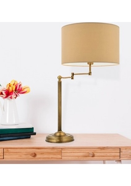 HML-9096-1E Eskitme Kaplama Masa Lambası E27 Metal 35cm indirimleri