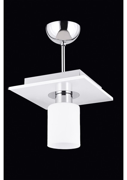 AV-65006-1BY Beyaz Boyalı Modern Avize E14 Ahşap 20x20cm fırsatları