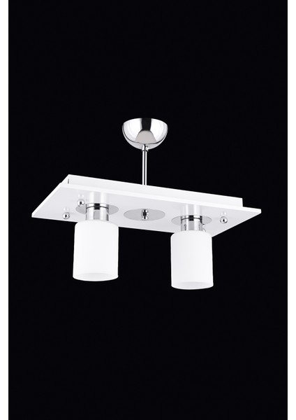 AV-65006-2BY Beyaz Boyalı Modern Avize E14 Ahşap 40x20cm fırsatları