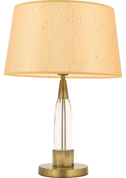 HML-9102-1E Eskitme Kaplama Masa Lambası E27 Metal Cam 35cm modelleri