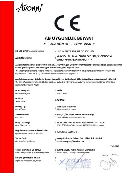 AP-65185-1BSY Siyah Boyalı Aplik E27 Metal Cam 12x8cm