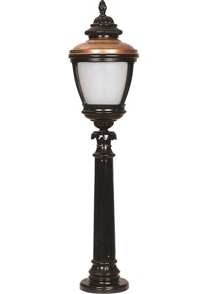 BSU-68011-BSY-BOP Kahverengi/Siyah Boyalı Dış Mekan Aydınlatma E27 Aluminyum Polikarbon Cam 26cm fiyatları