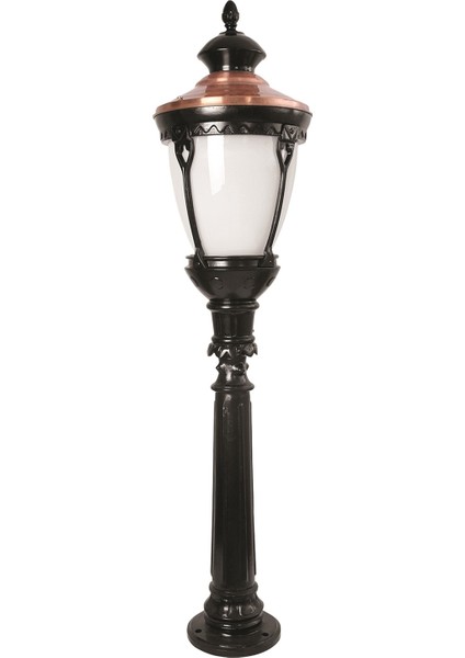 BSU-68026-BSY-BOP Kahverengi/Siyah Boyalı Dış Mekan Aydınlatma E27 Aluminyum Polikarbon Cam 30cm fiyatları