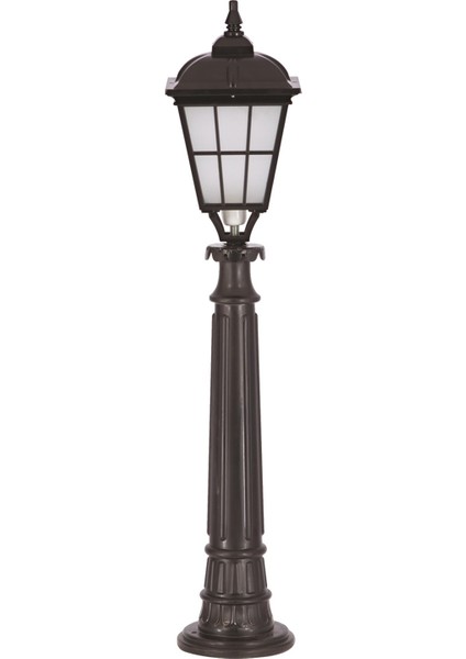 BSU-68046-BSY-M2-OP Siyah Boyalı Dış Mekan Aydınlatma E27 Aluminyum Cam 23cm